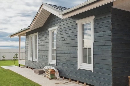 Монтаж фасада и остекления